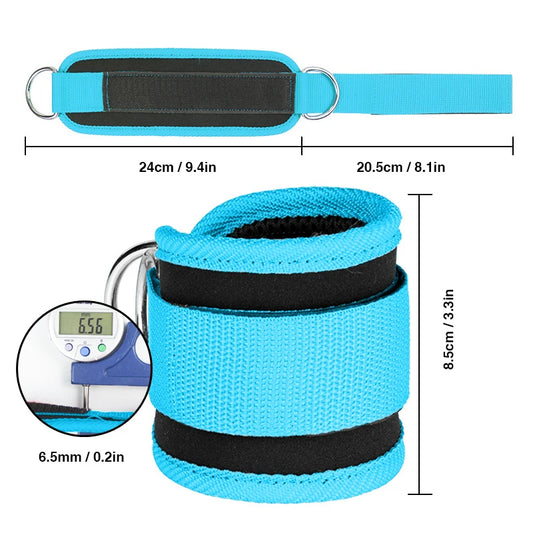 Cable Ankle Straps Double D-Ring Ankle Cuffs For Gym Workouts Glutes Legs Strength Training Brace Support Sport Safety Abductors. Liga Elastica Para Ejercitar Gluteos 2026