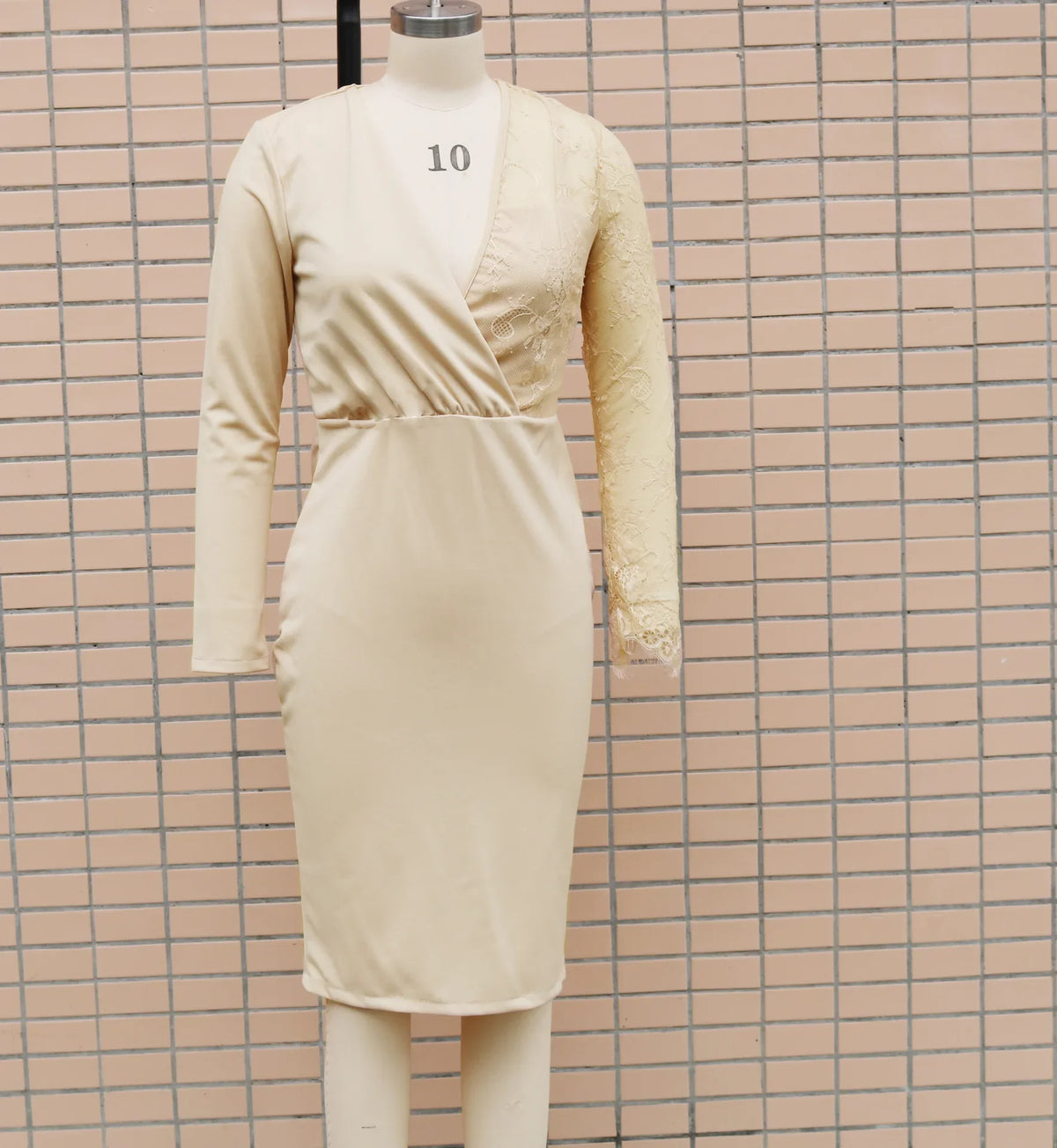 Evening Dresses for Women Spring Autumn Elegant Sexy Bodycon Dress Deep V-neck Long Sleeve Lace Formal Party Prom Gowns Vestidos 2026