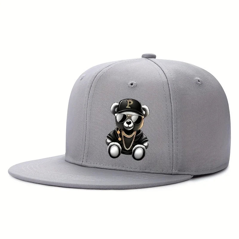 Adjustable Cartoon Bear Printed Hip Hop Baseball Cap Outdoor Sports Beach Casual Wea Fit for Men and Woment street snapback hat Gorras de Hombres Modernas y Elegantes 2026