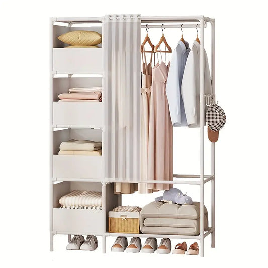 Organizador de armario. Tidy Up in Style with Our Dustproof Coat Rack
