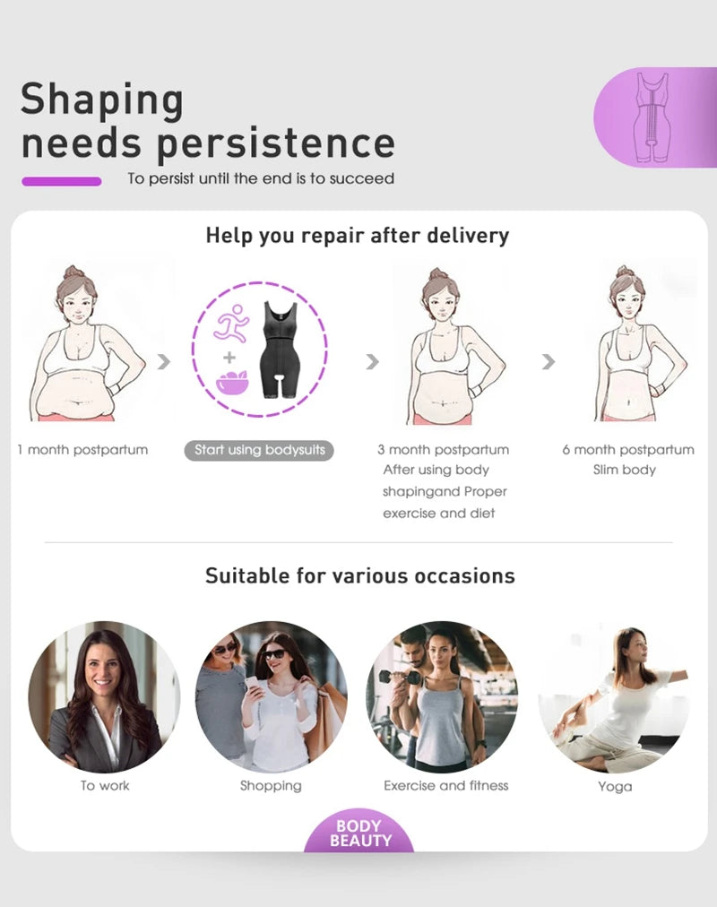 Fajas Colombianas Postquirúrgicas Shapewear BBL – Control Abdomen y Moldeado Perfecto