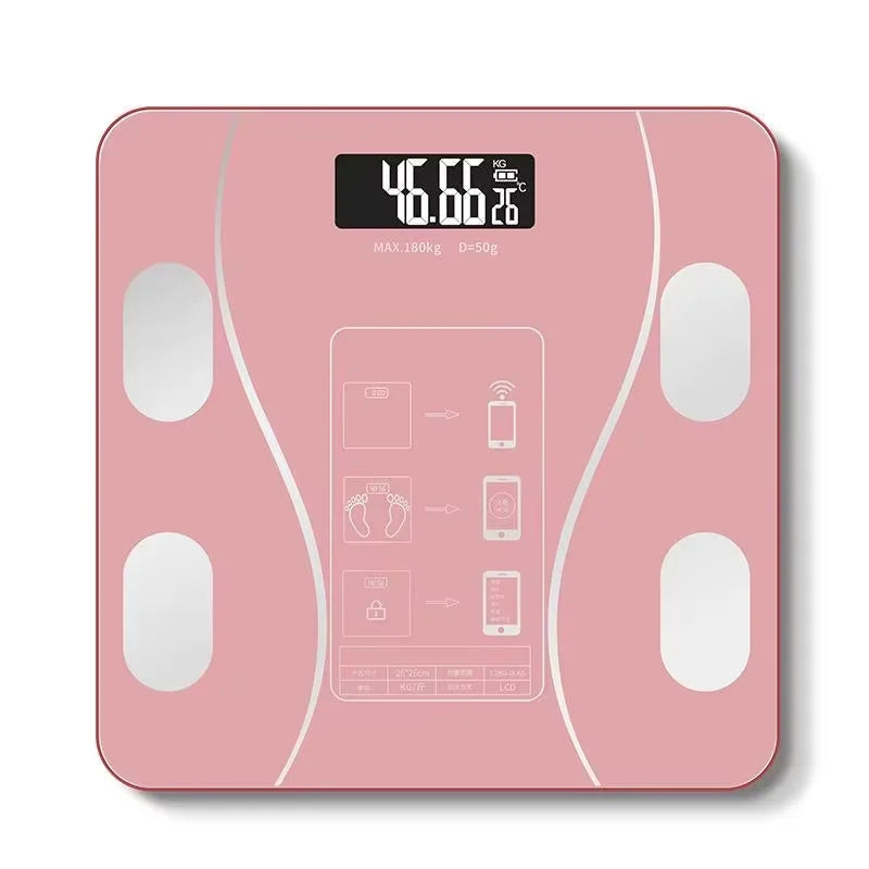 Intelligent Digital Body Scale With Backlit LED Display Screen,Weighing Up To 400 Pounds,Ideal for Weight Management & Fitness. Pesa corporal