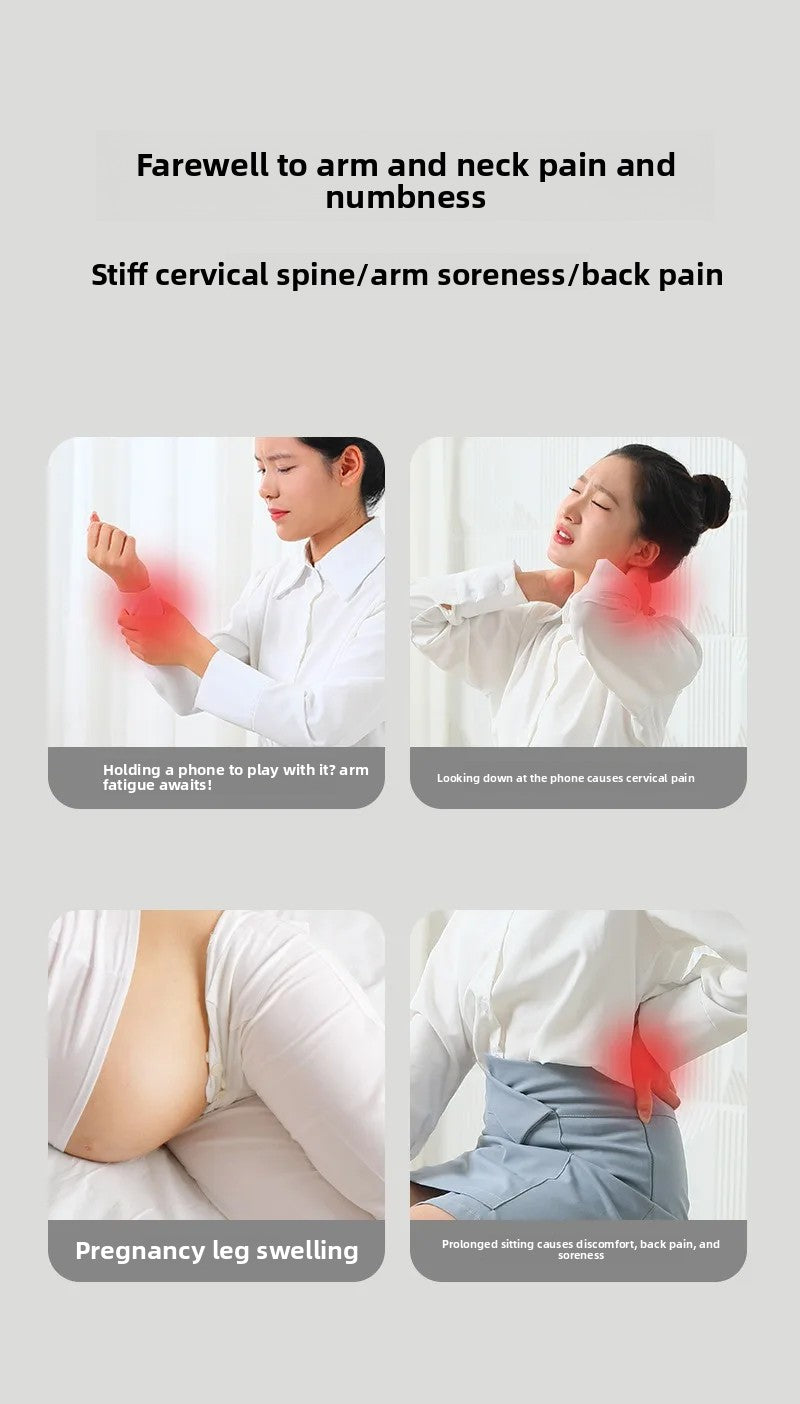 Almohada Cuña de Espuma Viscoelástica de Alta Densidad — Soporte Ortopédico Multi-Posición con Funda Removible y Lavable para Alivio de Dolor de Espalda, Cuello y Piernas