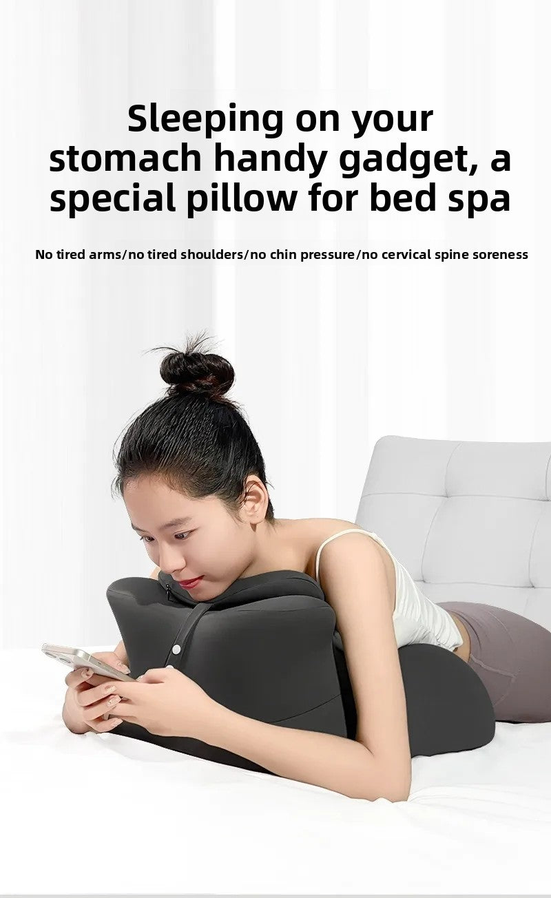 Almohada Cuña de Espuma Viscoelástica de Alta Densidad — Soporte Ortopédico Multi-Posición con Funda Removible y Lavable para Alivio de Dolor de Espalda, Cuello y Piernas