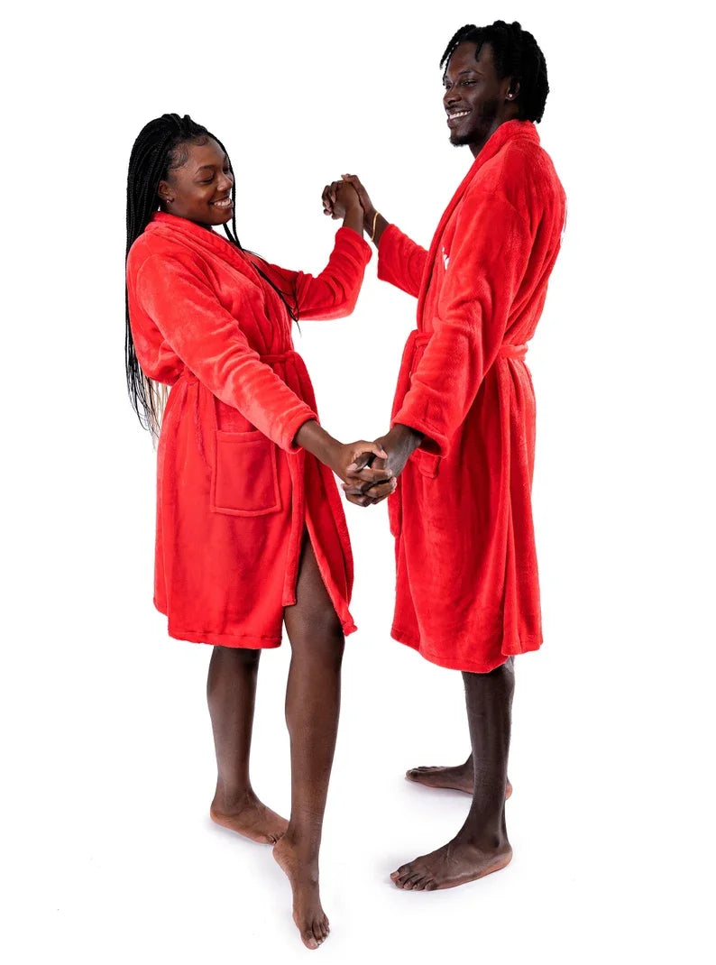 Matching King and Queen Plush Bathrobes Mr and Mrs Cozy Terry Robes for Couple Customized Gift for Him Wedding Honeymoon Robe. Bata de Baño para Pareja. Estilo Moderno 2026