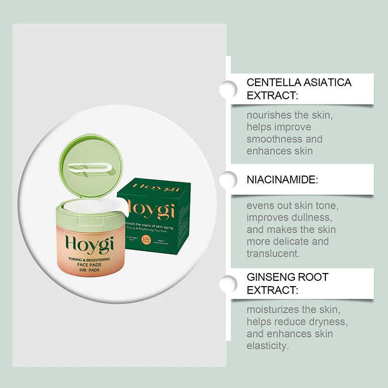 TONIFICADOR Skin Care Cleansing Cotton Pads Centella Asiatica Niacinamide Peptide Daily Deep Hydrating Moisturizing Toner Cotton Pads. 2026 HIDRATANTE FACIAL, REFRESCA Y TONIFICA