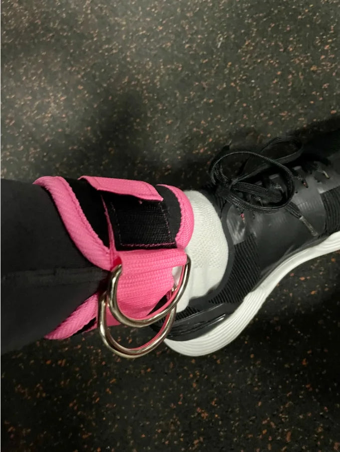 Cable Ankle Straps Double D-Ring Ankle Cuffs For Gym Workouts Glutes Legs Strength Training Brace Support Sport Safety Abductors. Liga Elastica Para Ejercitar Gluteos 2026