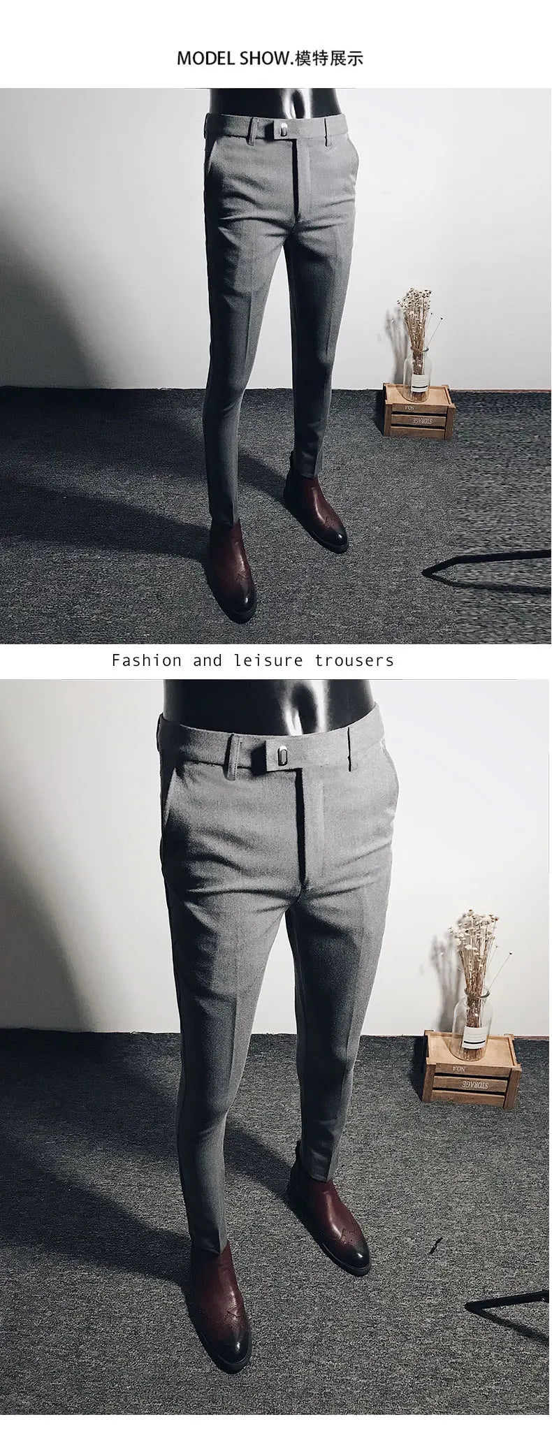 Men Suit Pants Formal Trousers Stretch Slim Pantalone Hombre Calça Masculina Solid Color Casual Dress Pants Fashion Men Clothing. Pantalones de Hombre, extra slim fit 2026. Elegantes