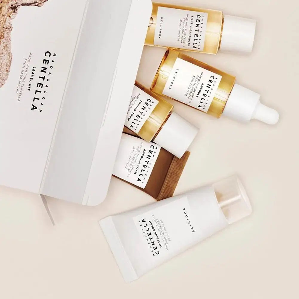 Original Centella Travel Kit Redness Moisturising Skin Reduce Dryness Anti Acne Repair Face Damaged Barrier Skin Care. LF
