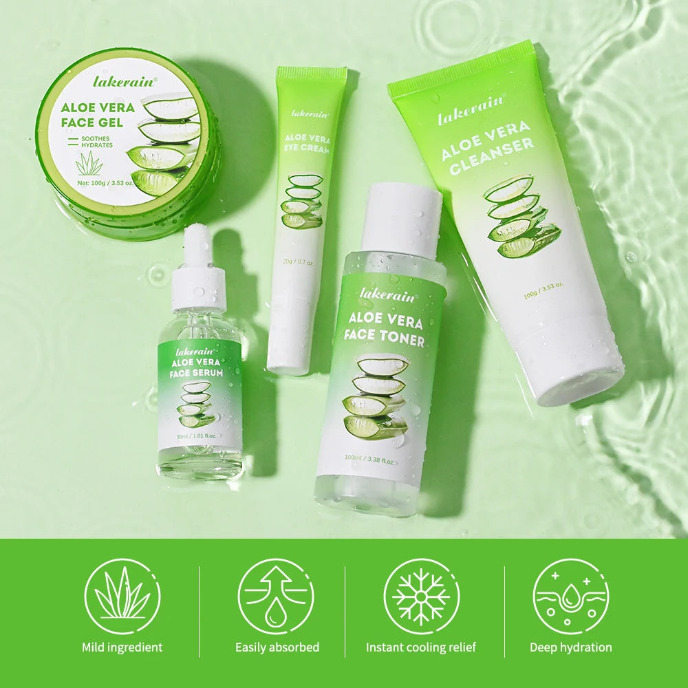 Multi-skin Care Aloe Vera Skin Care Set Deep Moisturizing Deep Nourishment Whitening Brightening Hydrating Smooth Skin. 2026 HIDRATANTE FACIAL DE ALOE VERA. HIDRATANTE SUPREME CONTRA ARRUGAS Y MANCHAS