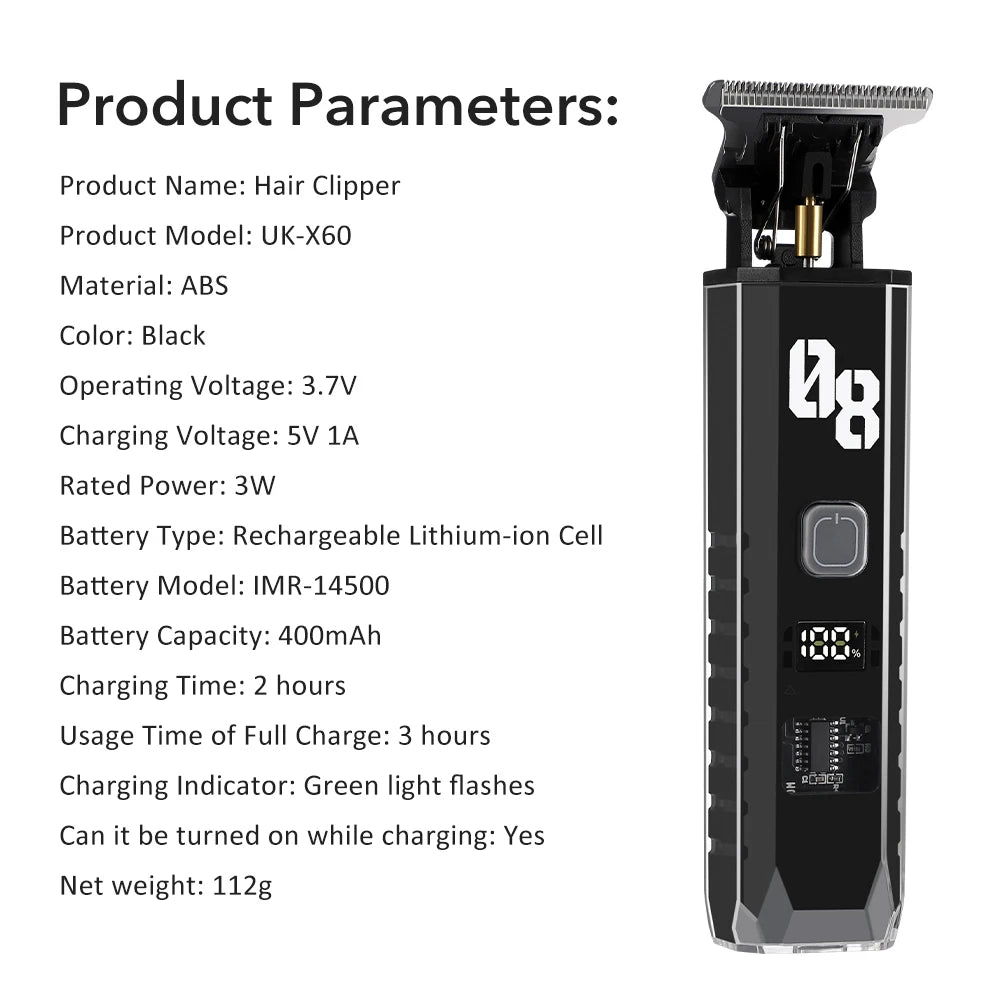 Electric Hair Clipper Barber Mower Cutting Machine Trimmer for Man Razor Men's Mower Haircut Men Affair Machine Beard Cutter 2026