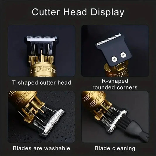 T9 Professional Electric Hair Clipper for Men Rechargeable Hair Cutting Machine Barber Shaver Haircut Remover Hair Trimmer 2026