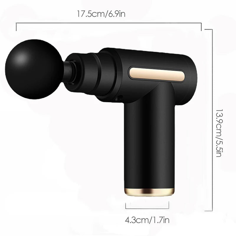 30 Level Massage Gun Fascia Deep Muscle Relax Body Neck Massager Electric Fitness Equipment Noise Reduction Male Female Masajiador Colporal