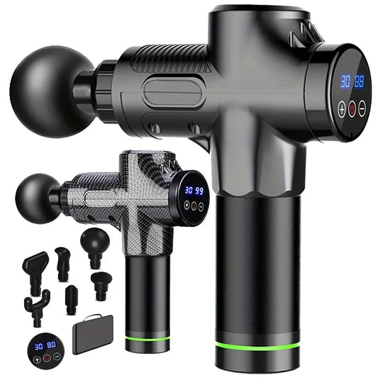 30 Level Massage Gun Fascia Deep Muscle Relax Body Neck Massager Electric Fitness Equipment Noise Reduction Male Female Masajiador Colporal