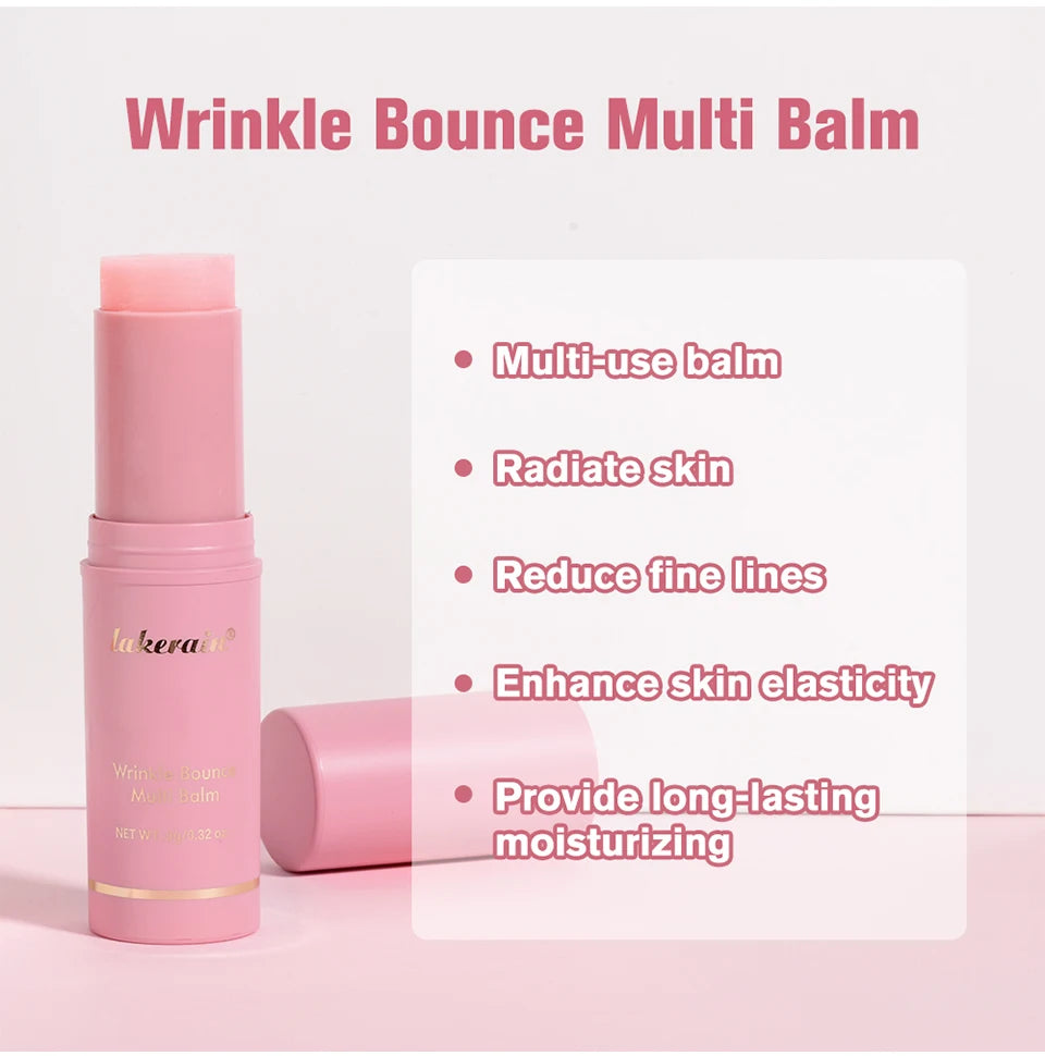 PINK Hydrating Stick Extract Deep Hydrating Facial Skin Multi-functional Pink Balm Stick Skin Care Makeup Base Products. 2026 BASE ROSADA HIDRATANTE PARA TES BLANCA. REJUVENECEDOR ANTI GRIETAS