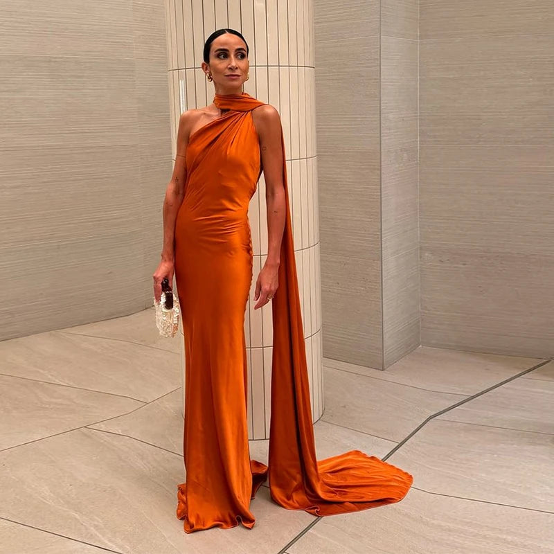 Elegant Ribbon Halter Dress Women Solid Off Shoulder Sleeveless Backless Slim Maxi Dresses 2025 Summer Autumn Party Robes Lady 2026 Vestido Elegante Para Ocasión Especial