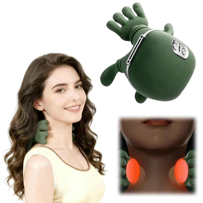 Masajeador de Cuello 2026 — Masajeador Eléctrico de Hombros y Cervical, Masaje de Tejido Profundo para el Cuerpo, Casi como un Masajista Real