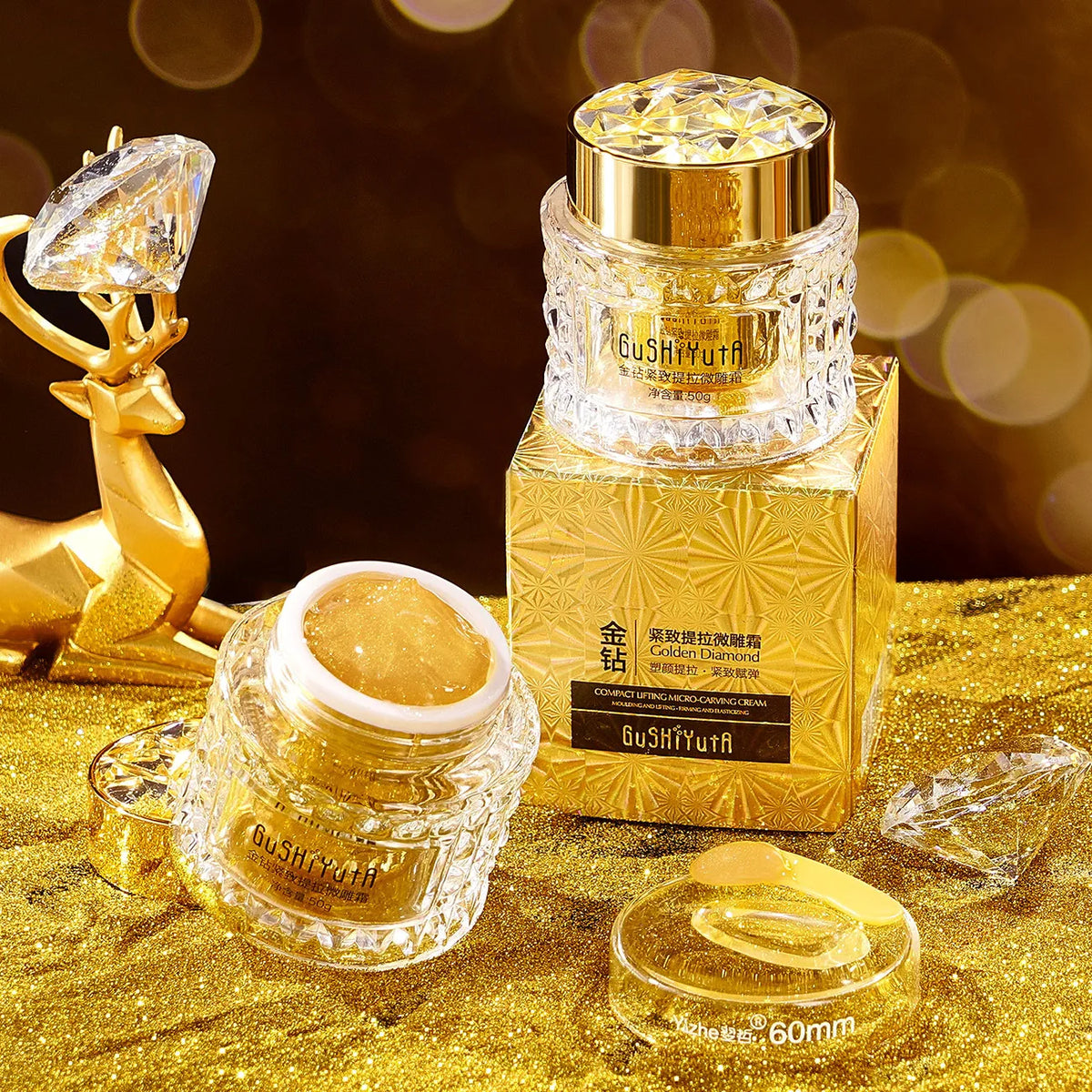 Nature Ginseng Gold Silk Watery Cream Gold Premium Skin Care,Anti-Aging Moisturizer for Skin, Wrinkle Care with Ginseng Saponins. 2026 CREMA HIDRATANTE DORADA ANTI GRIETAS FACIALES