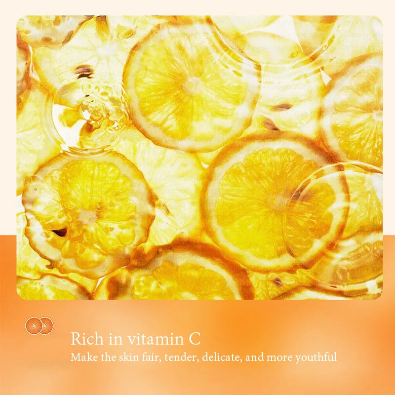 20 piezas BIOAQUA Suero de Vitamina C — Hidratante, Refrescante, Aclarante, Nutritivo, Antienvejecimiento, Esencia Facial para el Cuidado de la Piel.