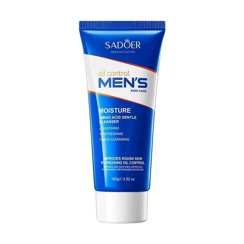 SADOER Men's Skin Care Sets Moisturizing Face Cream Facial Mask Lip Balm Sunscreen Cleanser Eye Cream Men Skin Care Kit.2026 ACLARADOR DE ROSTRO PARA HOMBRE. PROTECCION CONTRA OJERAS. CONTRA ACNES