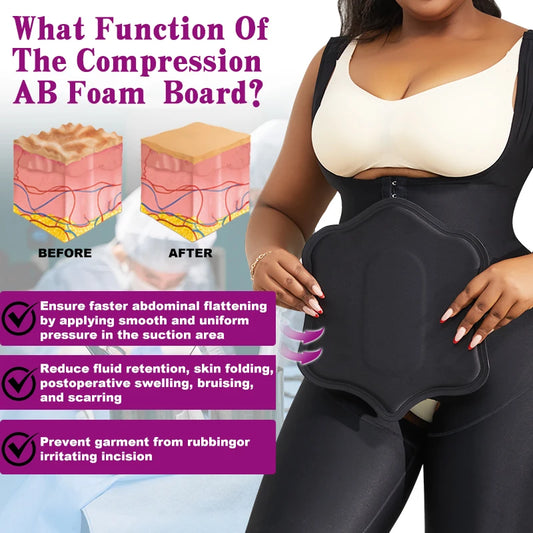 Aplanamiento Abdominal, Tabla Abdominal para Firmeza del Vientre.Lipo Foam Postoperatorio para Cirugía, Recuperación de Liposucción