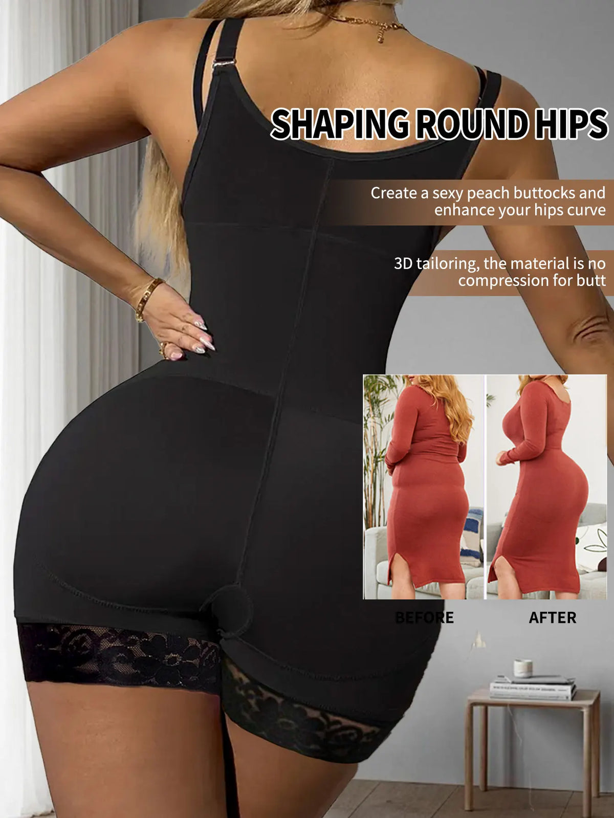 Fajas Postparto para Mujer, Moldeador Corporal de Alta Compresión, Reductor Adelgazante para Mujer, Ropa Interior Sexy, Body Moldeador Push Up. Compresion Extrema Alta