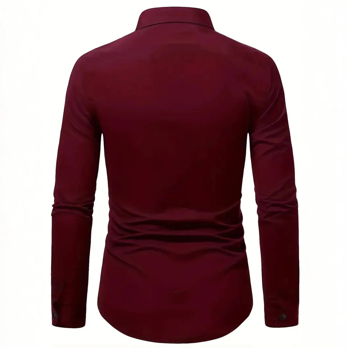 Men's Casual Long Sleeved Solid Color Slim Fit Shirt in Autumn and Winter Slightly Elastic Can Be Worn on the Inside or Outside. Camisa Extra Elastizada. 2026. Elegantes y Casual