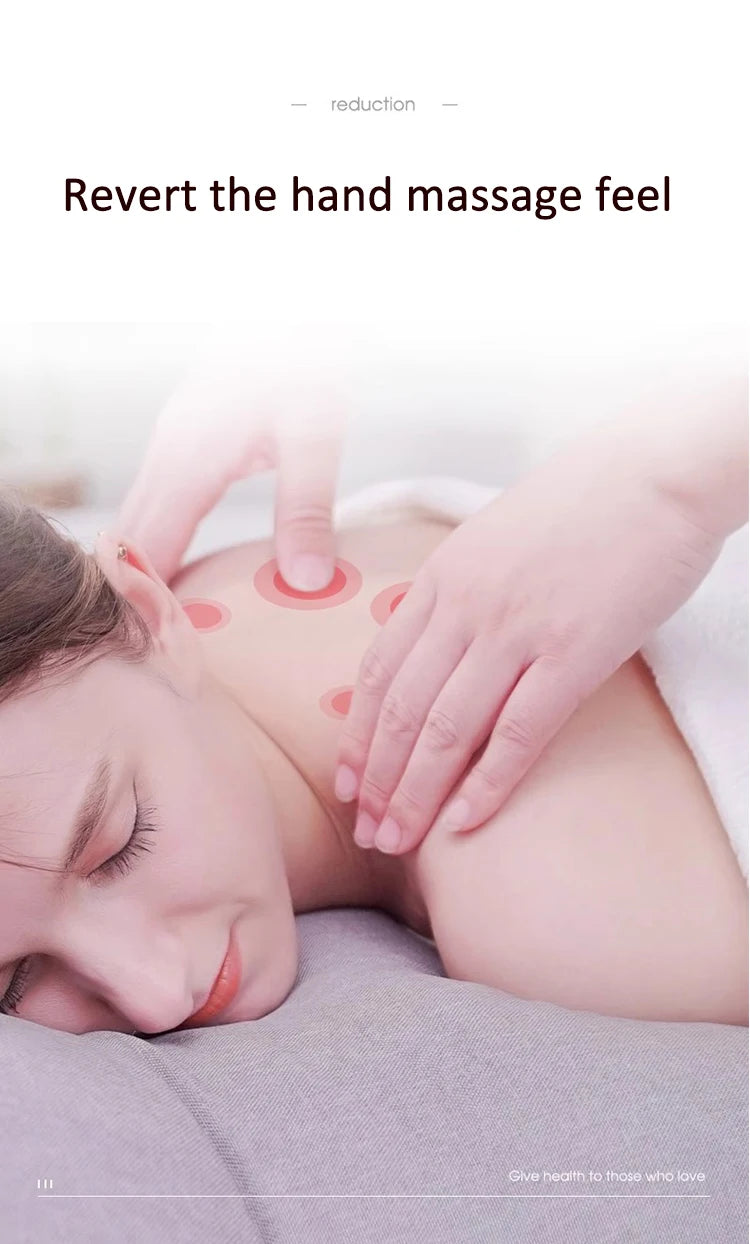Almohada Masajeadora para Cuello, Cintura, Espalda y Hombros — Masaje con Dedo, Multifunción con Compresión Caliente para Relajar la Cintura