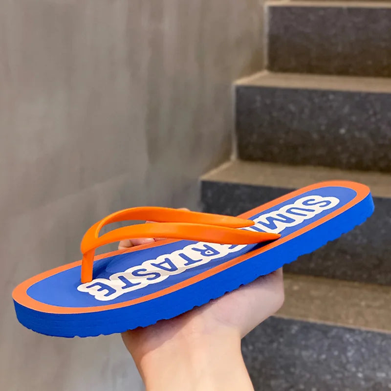 Women's Flip Flops 2025 New Summer Thick Bottom Clip Toe Fashion Beach Slippers Cool Slippers for Women 2026