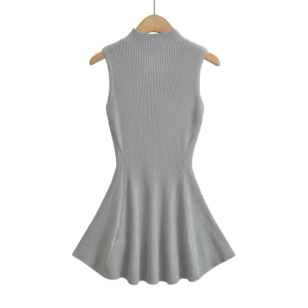 Summer Dresses for Women 2026 Sexy Sleeveless Knitted Dress Vestido Pullover Bodycon Mini Dress Summer