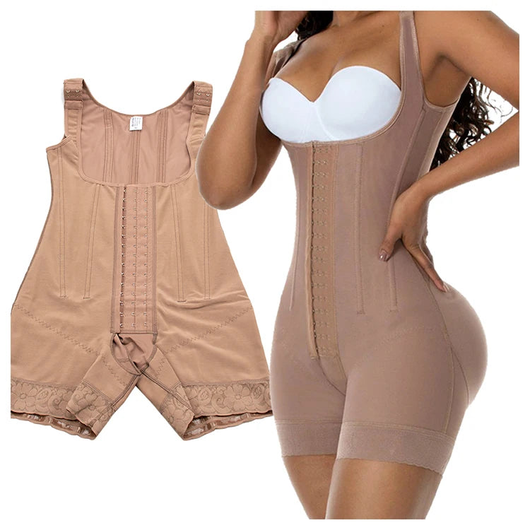 Fajas Colombianas Postquirúrgicas, Moldeadoras y Compresoras, Entrenador de Cintura, Levanta Glúteos, Ropa Moldeadora para Mujer, Moldeador Corporal Completo, Faja de Compresión BBL. Material Duradero.