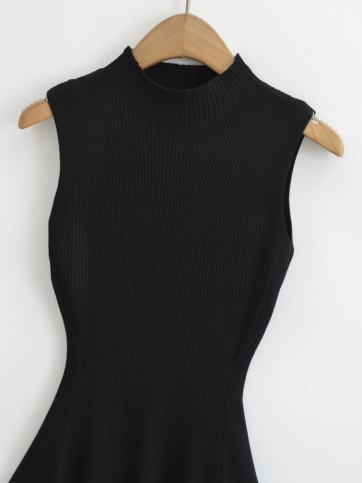 Summer Dresses for Women 2026 Sexy Sleeveless Knitted Dress Vestido Pullover Bodycon Mini Dress Summer