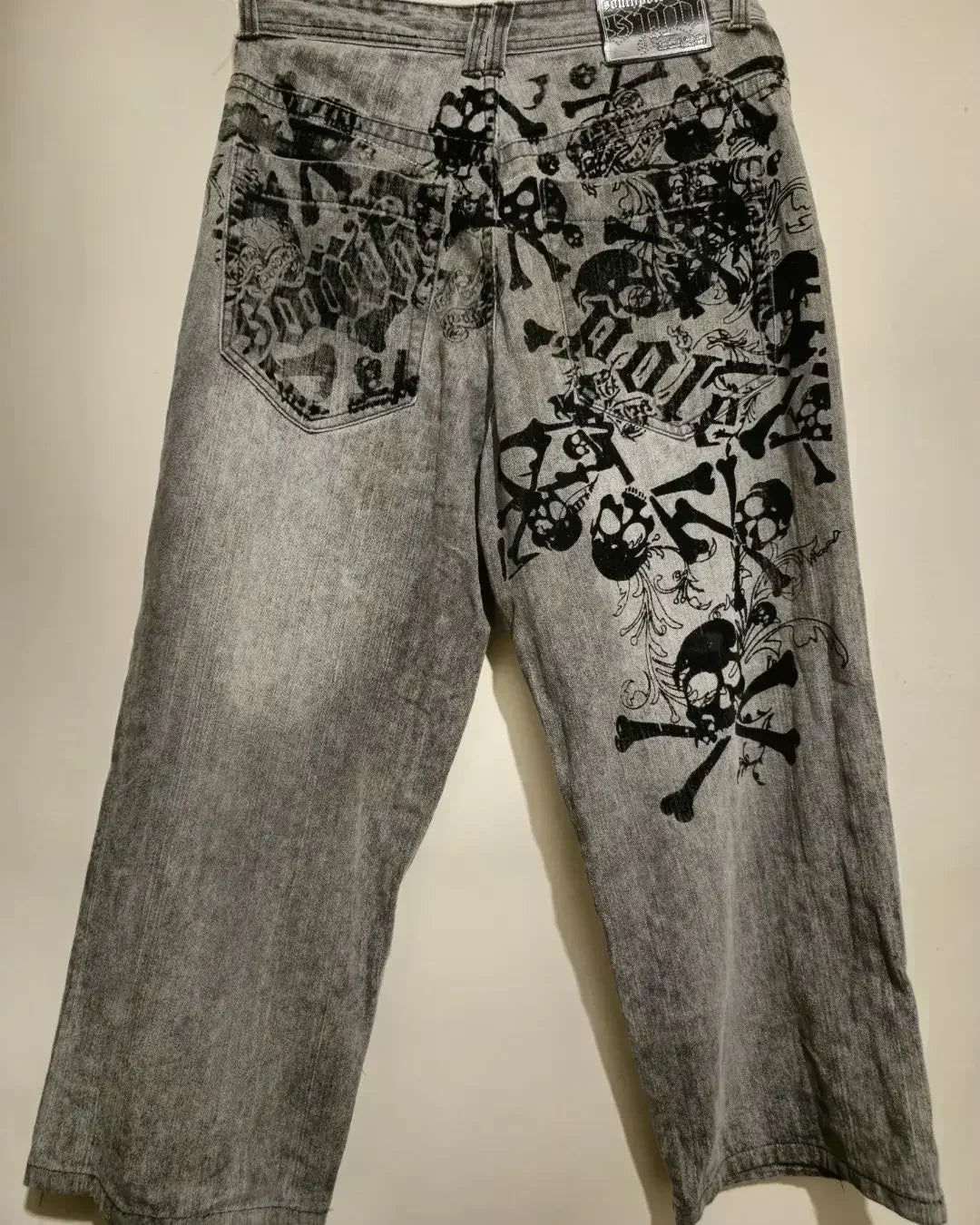 American Hip-hop Retro Loose Jeans Women's Y2K New Tide Harajuku High Waist Wide leg Pants Gothic Wide Pants Street Pants Male. Jeans Exclusivos Modernos 2026