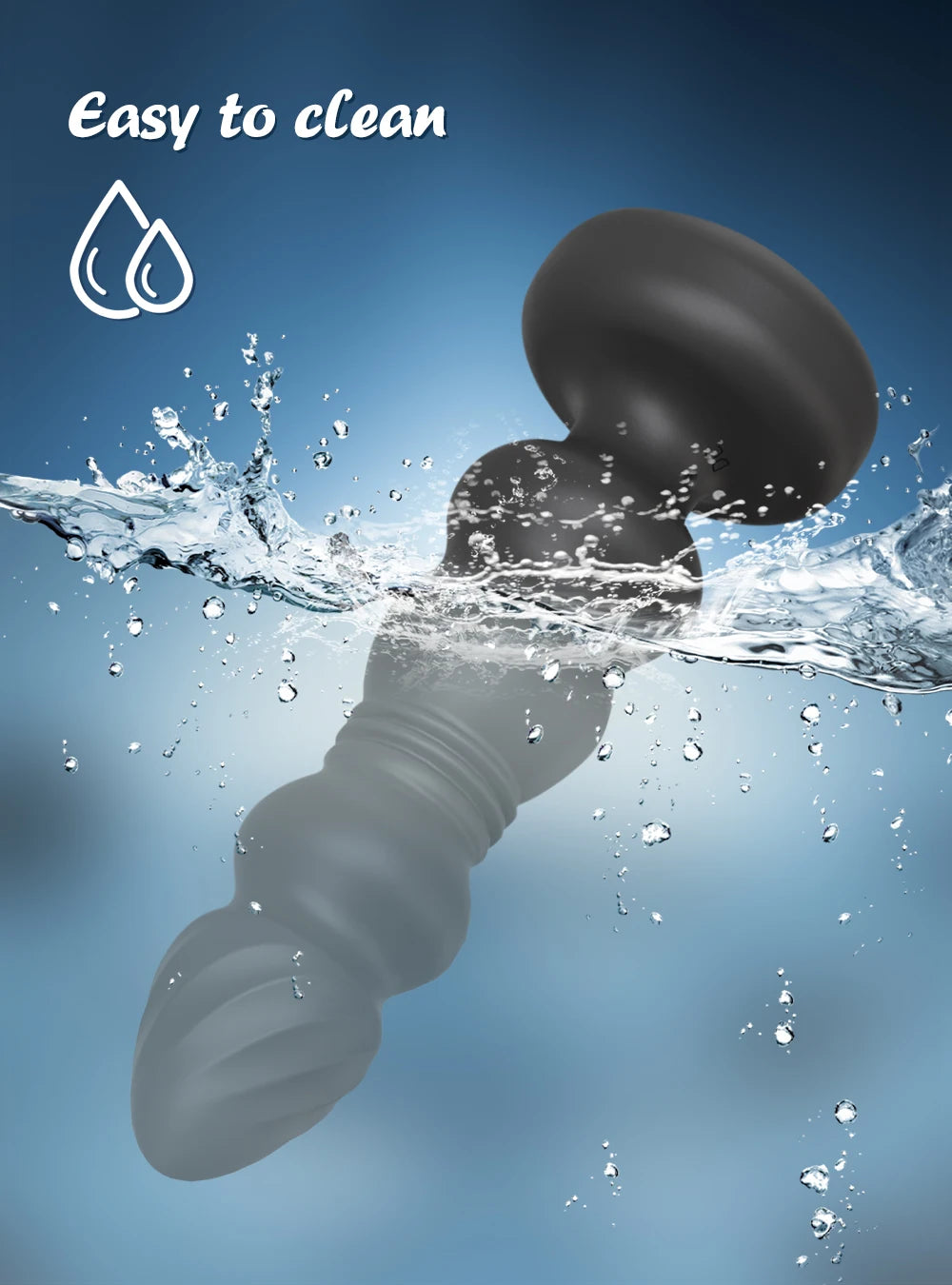 Thrusting Anal Plug Vibrator Butt Plug Male Prostate Massager Telescopic G Spot Vibrator Stimulator Sex Toys for Women Men 18+