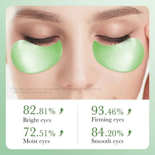 Aloe Vera Collagen Eye Mask Anti Dark Circles Removal Eyes Bags Moisturizing Firming Eye Patches Eyes Skin Care Products 60pcs 2026 Eliminador de Ojeras