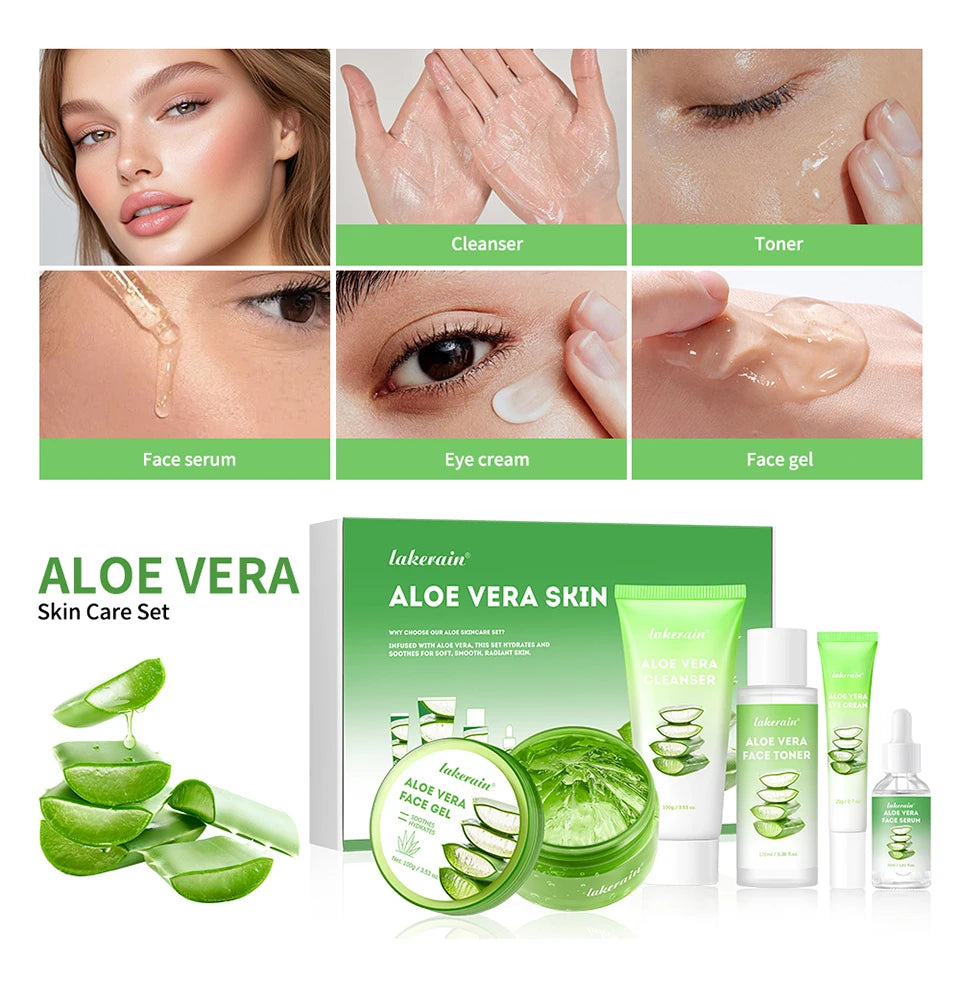 Multi-skin Care Aloe Vera Skin Care Set Deep Moisturizing Deep Nourishment Whitening Brightening Hydrating Smooth Skin. 2026 HIDRATANTE FACIAL DE ALOE VERA. HIDRATANTE SUPREME CONTRA ARRUGAS Y MANCHAS