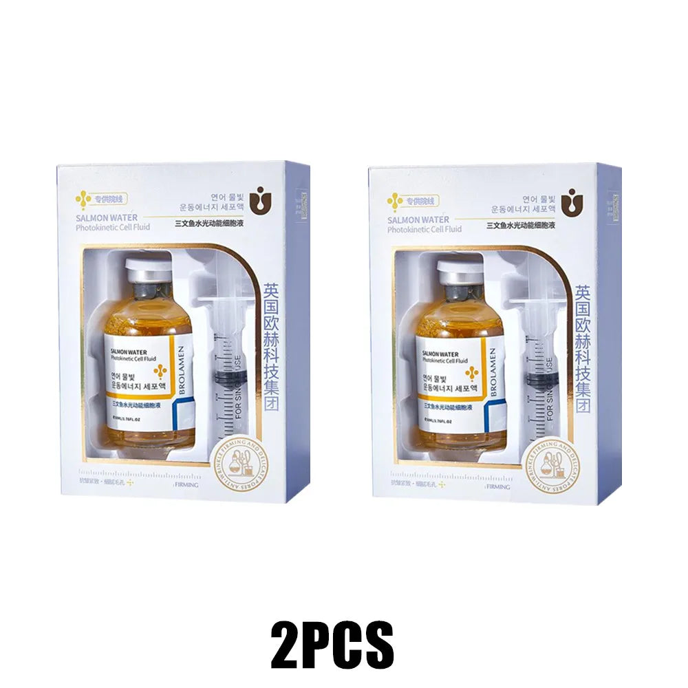 Skin Rejuvenation Essence Salmon Wrinkle Serum Strengthen Skin Barrier Function 24 Hours Continuous Hydration Fiming Care. 2026 REJUVENECEDOR FACIL DE SALMON, ANTI ARRUGAS