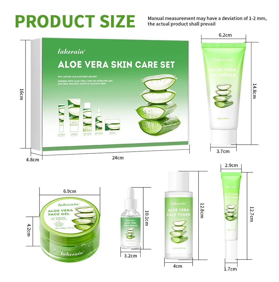 Multi-skin Care Aloe Vera Skin Care Set Deep Moisturizing Deep Nourishment Whitening Brightening Hydrating Smooth Skin. 2026 HIDRATANTE FACIAL DE ALOE VERA. HIDRATANTE SUPREME CONTRA ARRUGAS Y MANCHAS