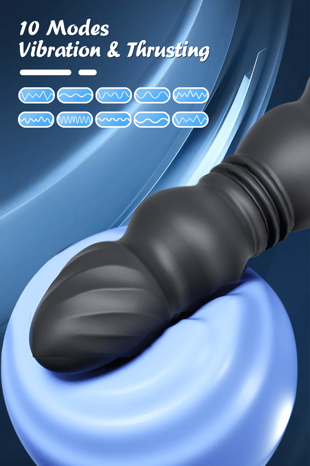 Thrusting Anal Plug Vibrator Butt Plug Male Prostate Massager Telescopic G Spot Vibrator Stimulator Sex Toys for Women Men 18+