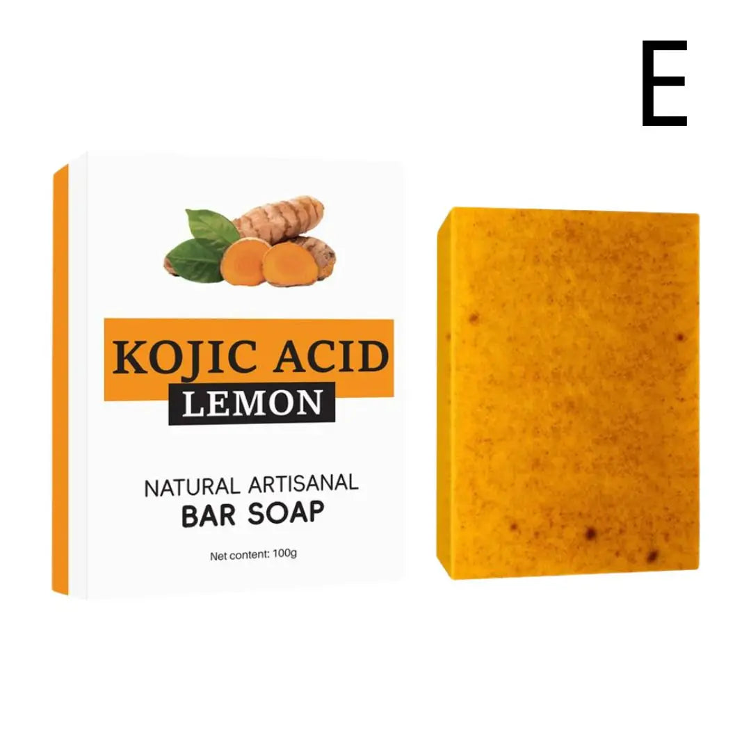 Turmeric Soap & Kojic Acid Soap Body And Facial Cleaning Handmade Soap For Dark Skin Glowing Even Skin Tone Tender Skin Care.2026 JABON MAGIGO FACIL DE CURCUMA HIDRATA Y REJUVENECE TU PIEL