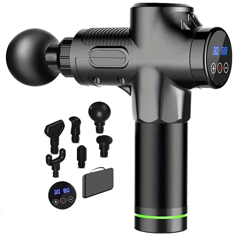 30 Level Massage Gun Fascia Deep Muscle Relax Body Neck Massager Electric Fitness Equipment Noise Reduction Male Female Masajiador Colporal