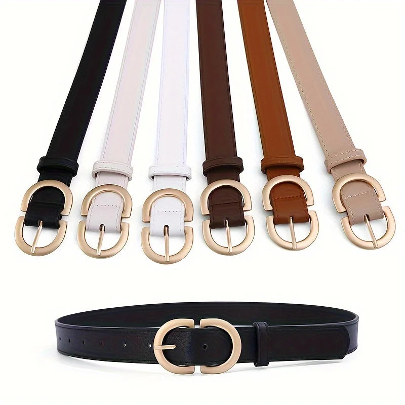 New Women's Belt, Denim Pants Belt, Korean Version Versatile and Simple Belt for Women 2026