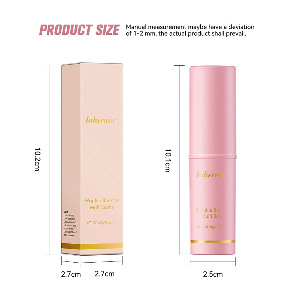 PINK Hydrating Stick Extract Deep Hydrating Facial Skin Multi-functional Pink Balm Stick Skin Care Makeup Base Products. 2026 BASE ROSADA HIDRATANTE PARA TES BLANCA. REJUVENECEDOR ANTI GRIETAS