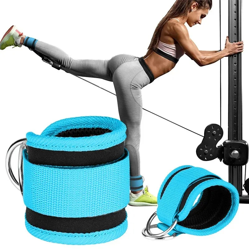 Cable Ankle Straps Double D-Ring Ankle Cuffs For Gym Workouts Glutes Legs Strength Training Brace Support Sport Safety Abductors. Liga Elastica Para Ejercitar Gluteos 2026