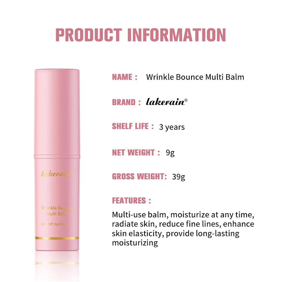 PINK Hydrating Stick Extract Deep Hydrating Facial Skin Multi-functional Pink Balm Stick Skin Care Makeup Base Products. 2026 BASE ROSADA HIDRATANTE PARA TES BLANCA. REJUVENECEDOR ANTI GRIETAS