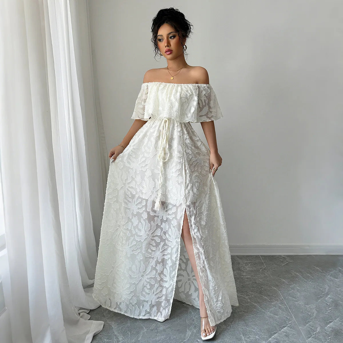 Women's Dresses 2025 Summer White Dress Women Cover-Ups Outfits Boho Hippie Chic Long Maxi Dresses Female Clothes Robe Vestidos 2026 High Elegance