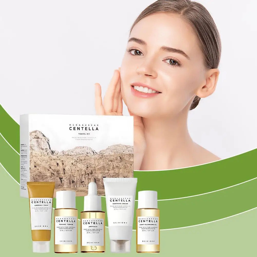 Original Centella Travel Kit Redness Moisturising Skin Reduce Dryness Anti Acne Repair Face Damaged Barrier Skin Care. LF