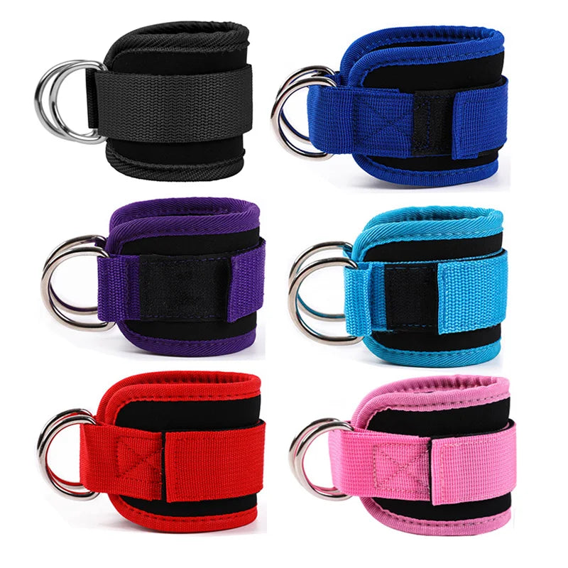 Cable Ankle Straps Double D-Ring Ankle Cuffs For Gym Workouts Glutes Legs Strength Training Brace Support Sport Safety Abductors. Liga Elastica Para Ejercitar Gluteos 2026