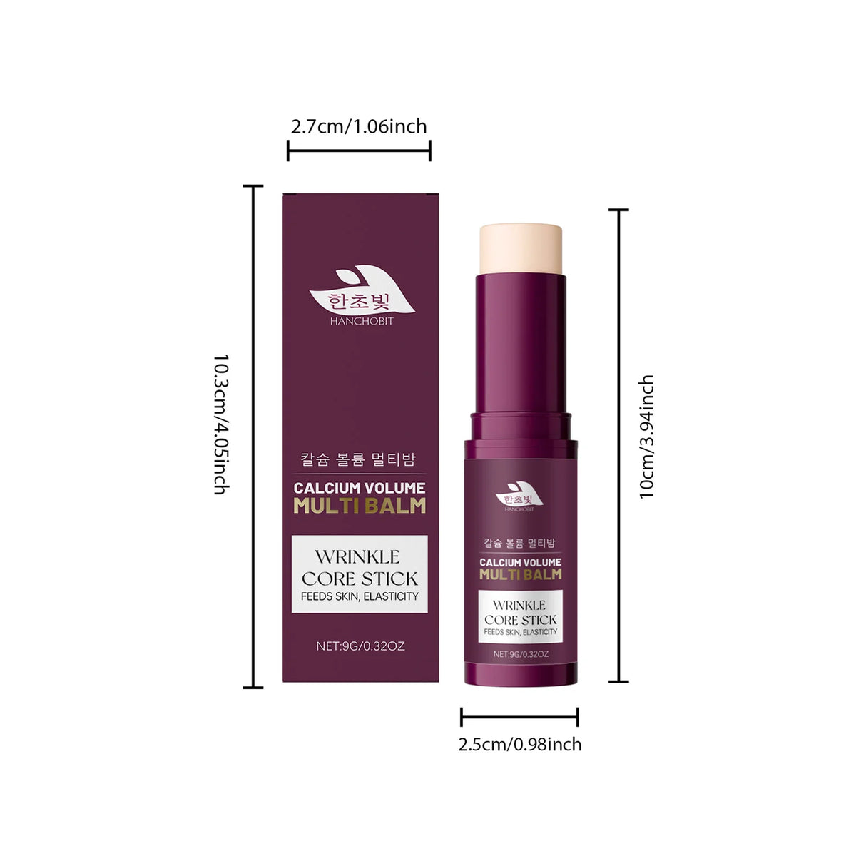 Cemenrete Calcium Multi Balm Hydrating Face And Body Moisturizer Stick For Dry Skin Deeply Hydrates Anti-Aging Daily Skincare. 2023 HIDRATANTE FACIAL Y REMOVEDOR DE GRIETAS FACIALES
