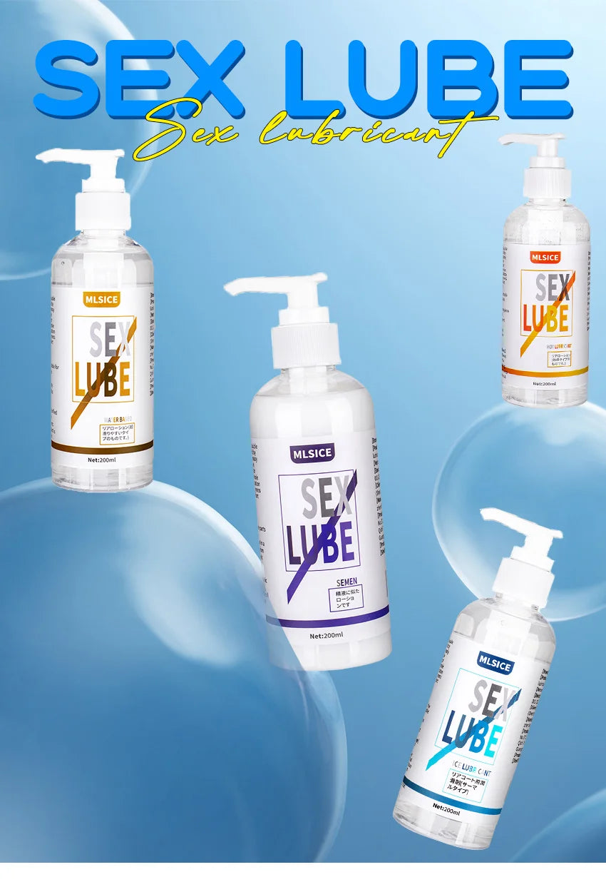 Anal Lubricant For Sexy Adult Man Water-Based Lubrication Vagina Masturbator Sex Toy Lube Intimate Sex Game Penetration-Anal